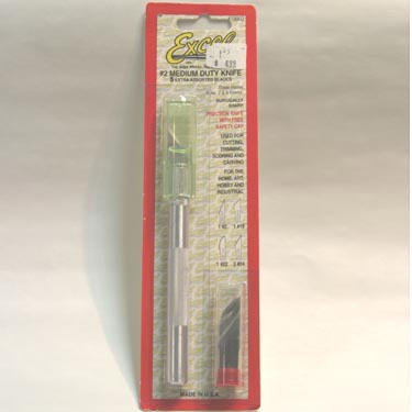 Excel 19002 #2 Med. Duty Knife w/Safety